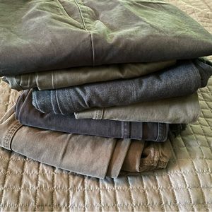 Bonobos Pants, six pairs 33x34